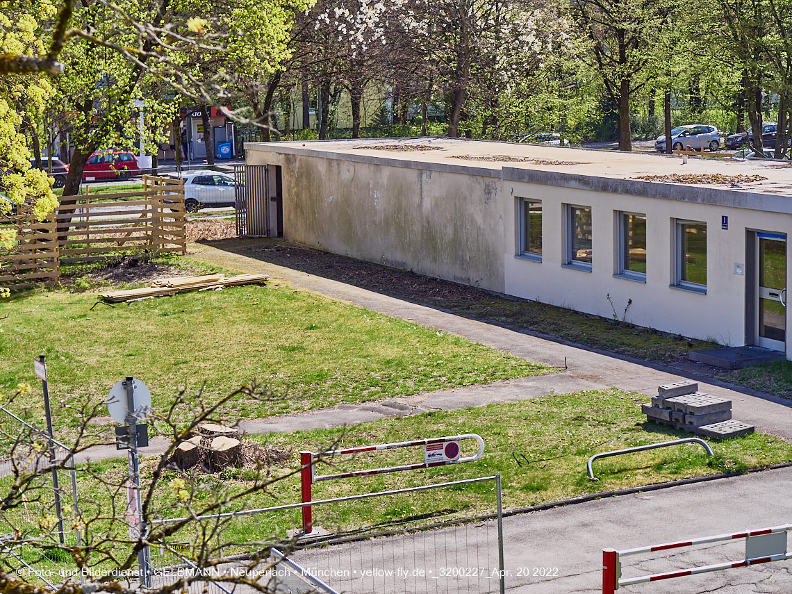 20.04.2022 - Baustelle am Haus für Kinder in Neuperlach